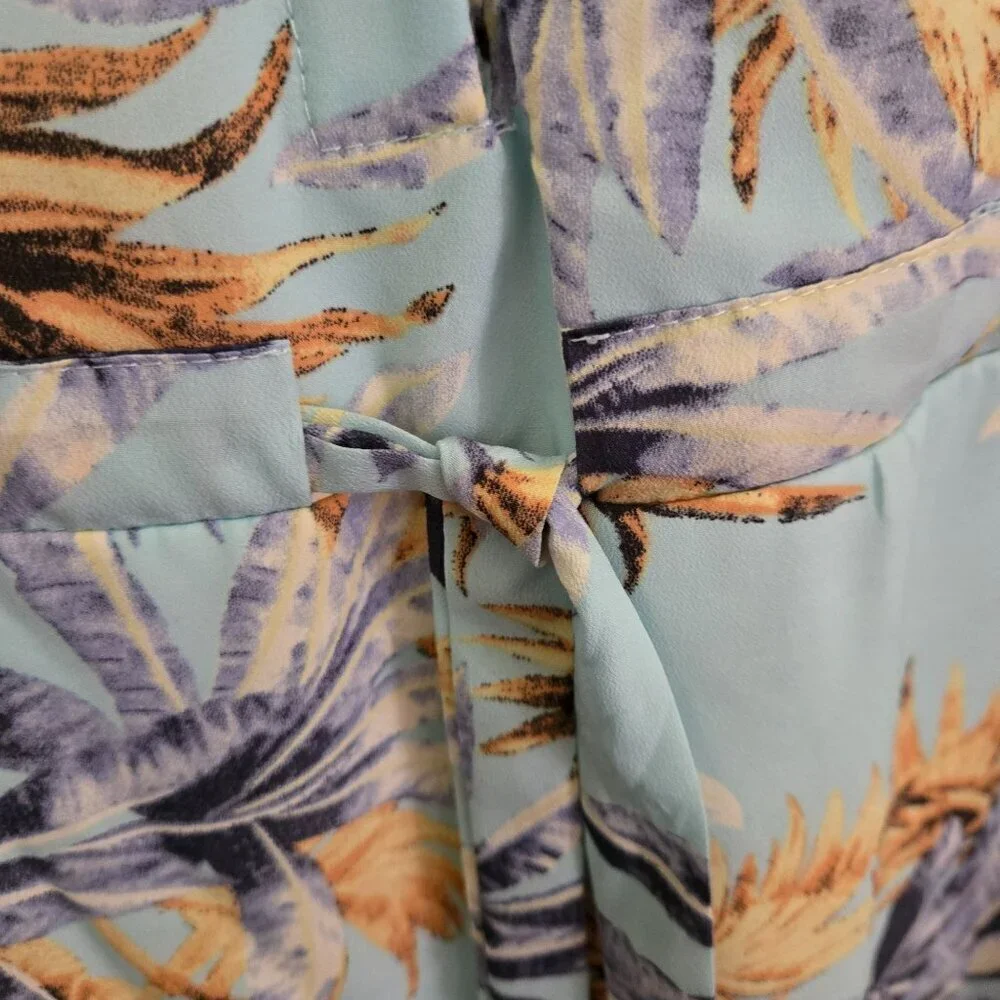 Anthropologie NWT Skies Are Blue Brie Printed Dress Light Blue Size 8
